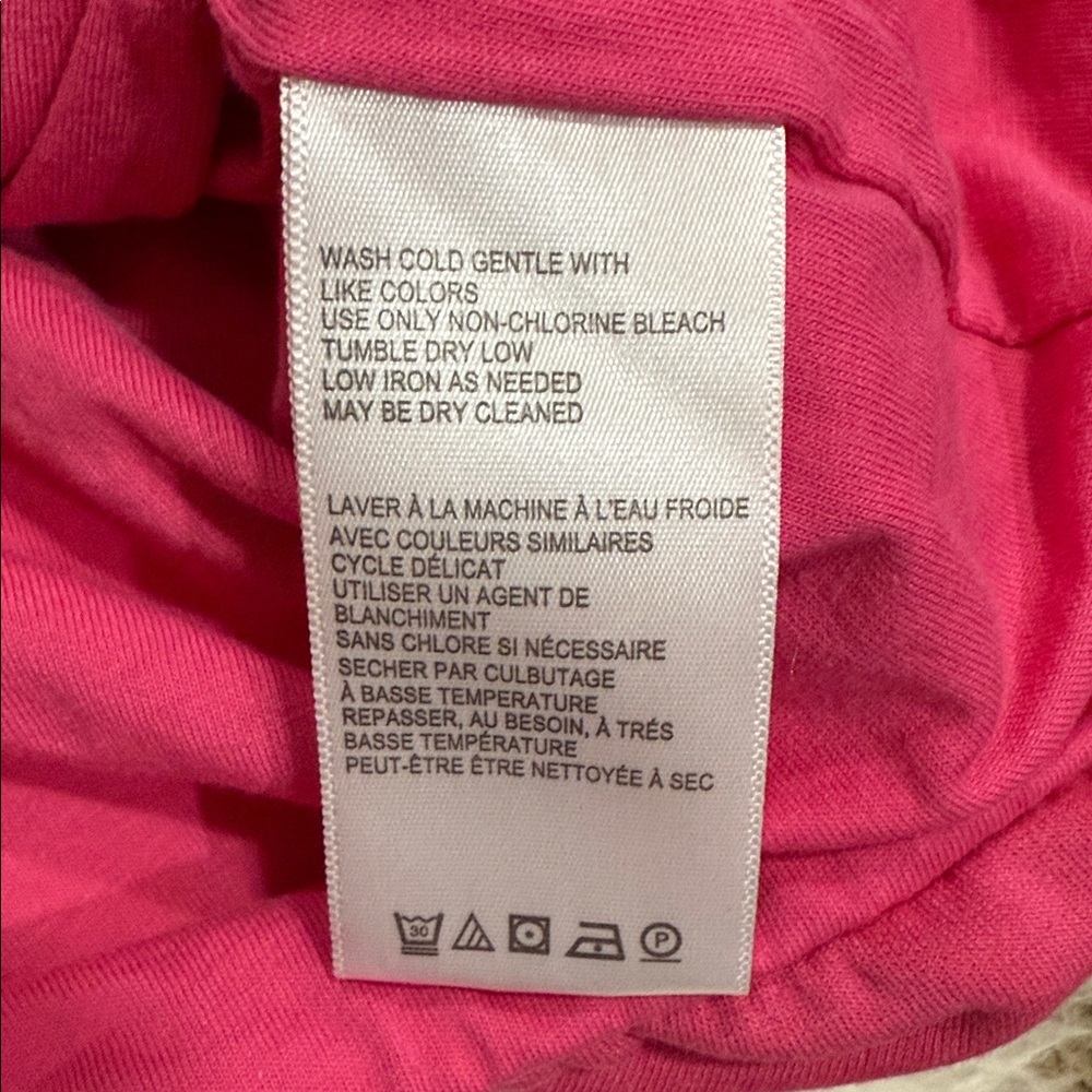 Maeve Anthropologie Sweatshirt SZ Large Twist-Front Crewneck Pink‎ OB1628935 - Picture 6 of 7